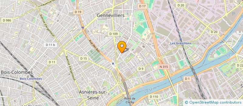 localisation de l'entreprise MONSIEUR TAIEB ELHOCINE à GENNEVILLIERS