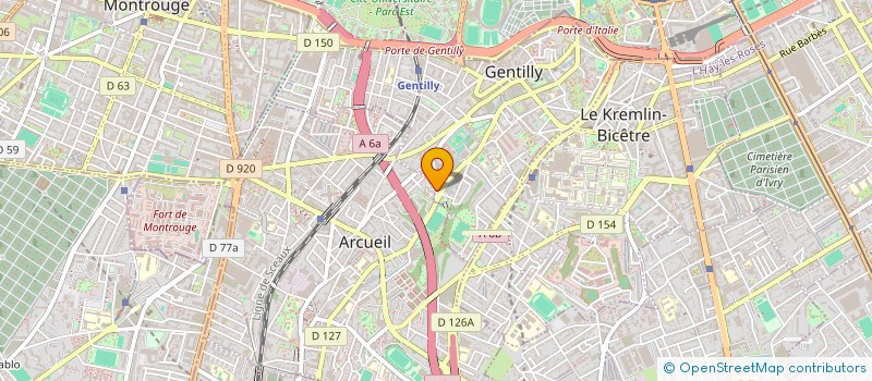 localisation de l'entreprise MONSIEUR TAIEB OUCHAOU  GENTILLY