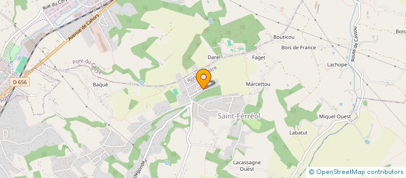 localisation de l'entreprise MONSIEUR TAIEB TLILI  BON-ENCONTRE