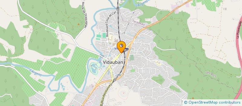 localisation de l'entreprise MONSIEUR TAIEB TOUIHRI  VIDAUBAN