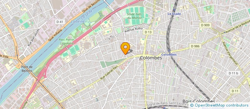 localisation de l'entreprise MONSIEUR TAIMOUR MAMDOUH à COLOMBES