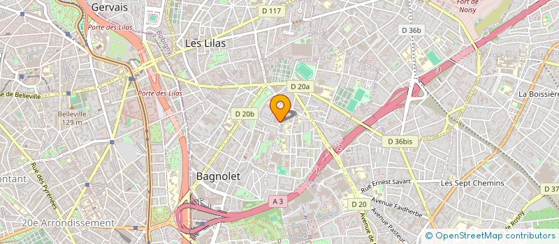localisation de l'entreprise MONSIEUR TAING UNG à BAGNOLET