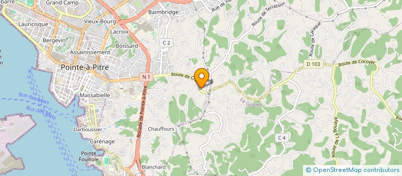 localisation de l'entreprise MONSIEUR TAIRIC POUVAIT à LES ABYMES