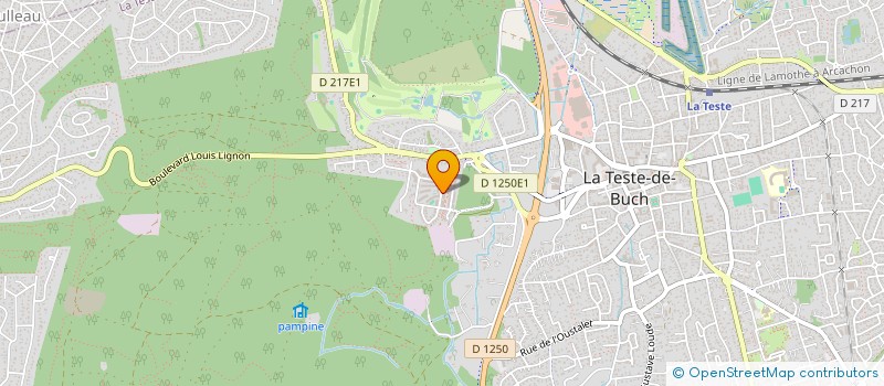 localisation de l'entreprise MONSIEUR TAIRON BISSONETTI  LA TESTE-DE-BUCH