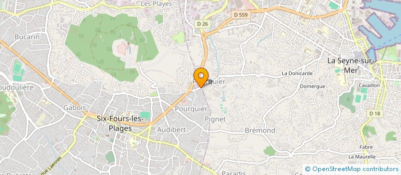 localisation de l'entreprise MONSIEUR TAIROU DIAKHITE à SIX-FOURS-LES-PLAGES