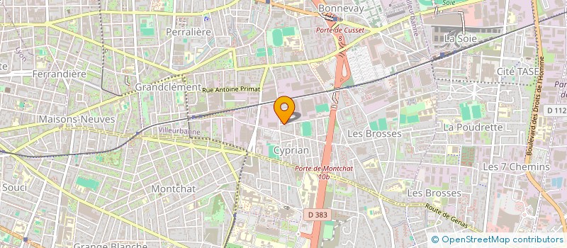 localisation de l'entreprise MONSIEUR TAISIR BEN MANSOUR  VILLEURBANNE