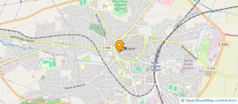 localisation de l'entreprise MONSIEUR TAISON HELFRICK  RIOM