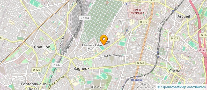 localisation de l'entreprise MONSIEUR TAISSIR BACH TARZI à BAGNEUX