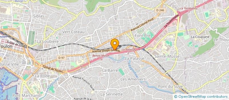 localisation de l'entreprise MONSIEUR TAISSIR BOULSAINE  TOULON