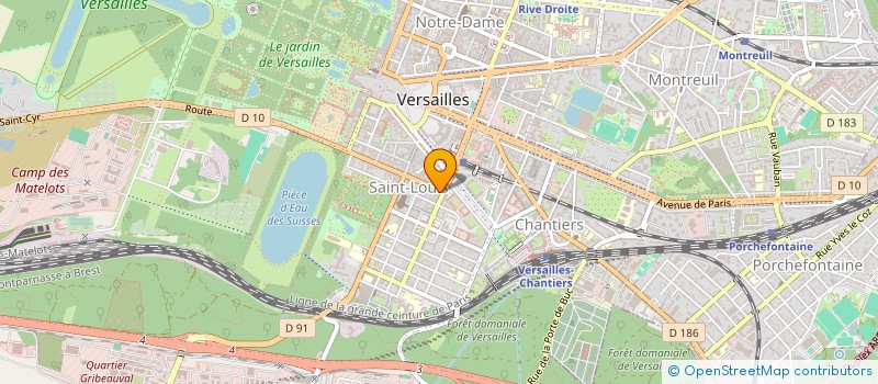 localisation de l'entreprise MONSIEUR TAISSIR KHESSAIRI à VERSAILLES
