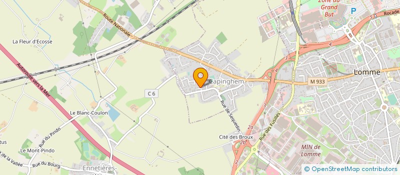 localisation de l'entreprise MONSIEUR TAIZON SCHECK à LILLE
