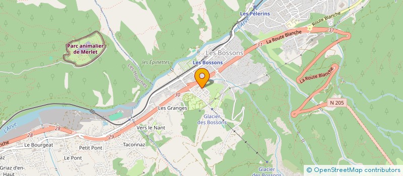 localisation de l'entreprise MONSIEUR TAKESHI MINAGAWA  CHAMONIX-MONT-BLANC