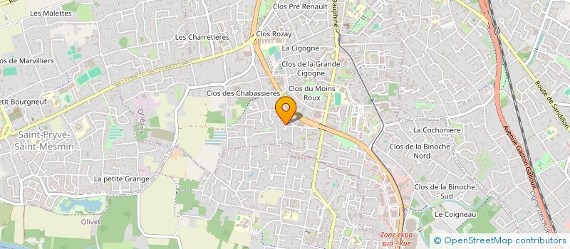 localisation de l'entreprise MONSIEUR TAKFARINES SEDDAR à ORLEANS