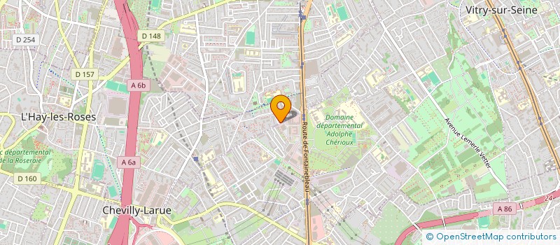 localisation de l'entreprise MONSIEUR TAKI FRANCK DIDIER KOUGNON  L'HAY-LES-ROSES