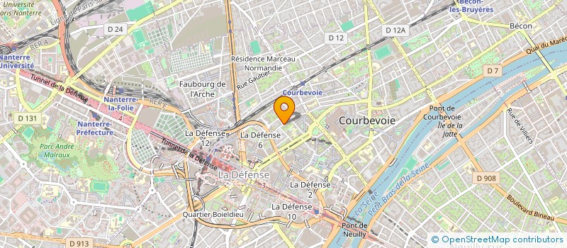 localisation de l'entreprise MONSIEUR TAKI MRABET à COURBEVOIE
