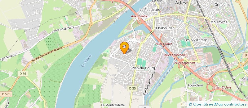 localisation de l'entreprise MONSIEUR TAKI YOUSSOUF à ARLES