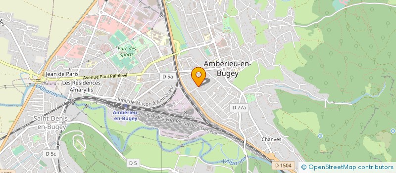 localisation de l'entreprise MONSIEUR TAKIADDINE AMRI  AMBERIEU-EN-BUGEY