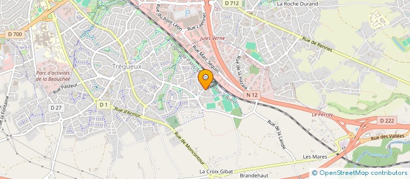 localisation de l'entreprise MONSIEUR TAKIEDDINE SAID HIMEUR  TREGUEUX