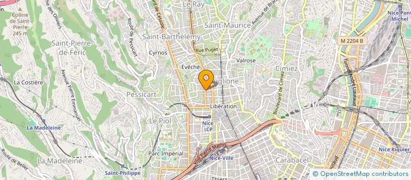 localisation de l'entreprise MONSIEUR TAL MAIRE DU POSET à NICE