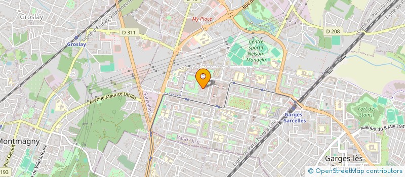 localisation de l'entreprise MONSIEUR TAL ZANA  SARCELLES