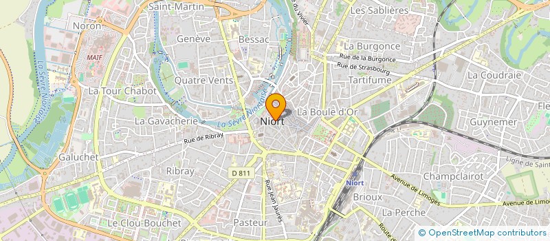 localisation de l'entreprise MONSIEUR TALA DIAGNE  NIORT