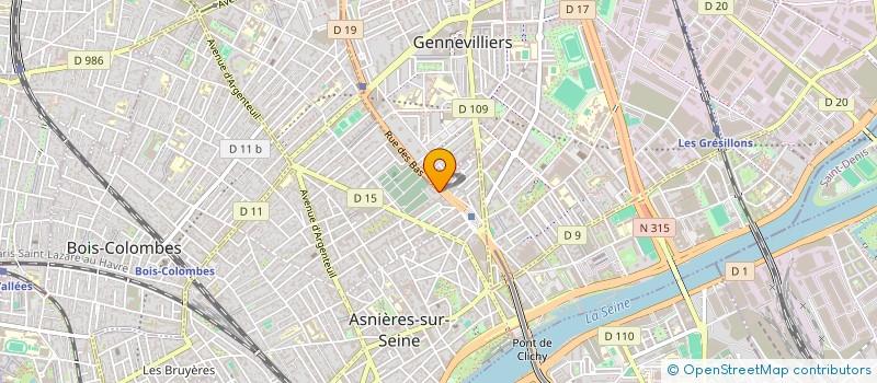 localisation de l'entreprise MONSIEUR TALAL BICHET à ASNIERES-SUR-SEINE