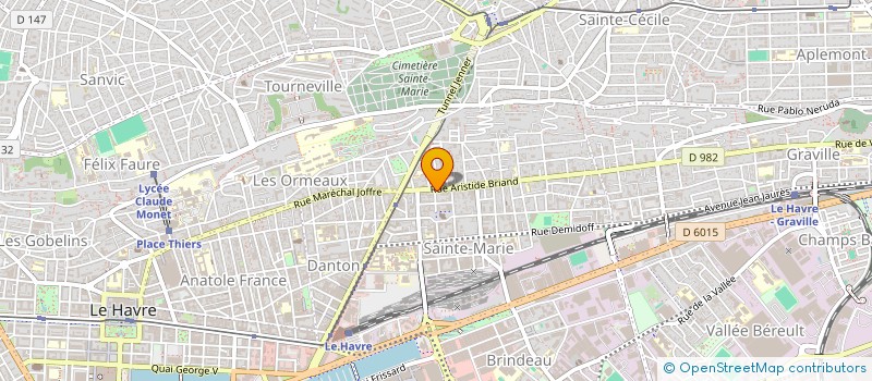 localisation de l'entreprise MONSIEUR TALAL HAMDAN  LE HAVRE