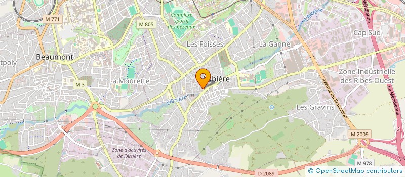 localisation de l'entreprise MONSIEUR TALAL MAALEJ  AUBIERE