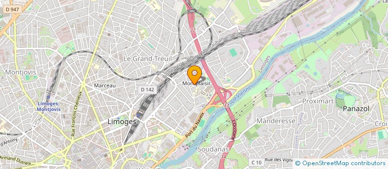 localisation de l'entreprise MONSIEUR TALAL MUSTAFA à LIMOGES
