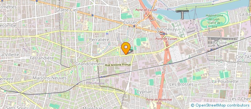 localisation de l'entreprise MONSIEUR TALAT CAGLI  VILLEURBANNE