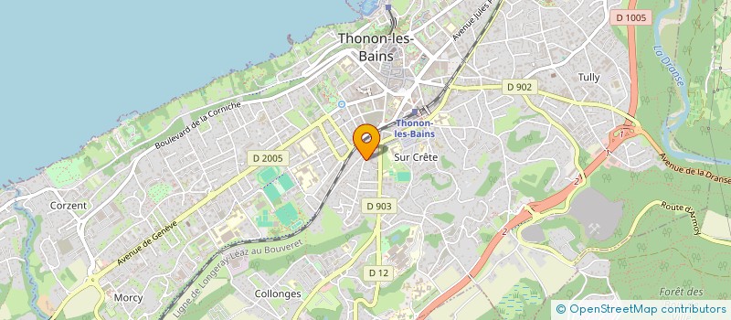 localisation de l'entreprise MONSIEUR TALBI CAMARA à THONON-LES-BAINS