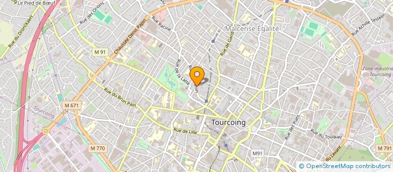 localisation de l'entreprise MONSIEUR TALEB OBADI  TOURCOING