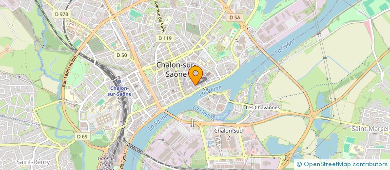 localisation de l'entreprise MONSIEUR TALEL ABBES  CHALON-SUR-SAONE