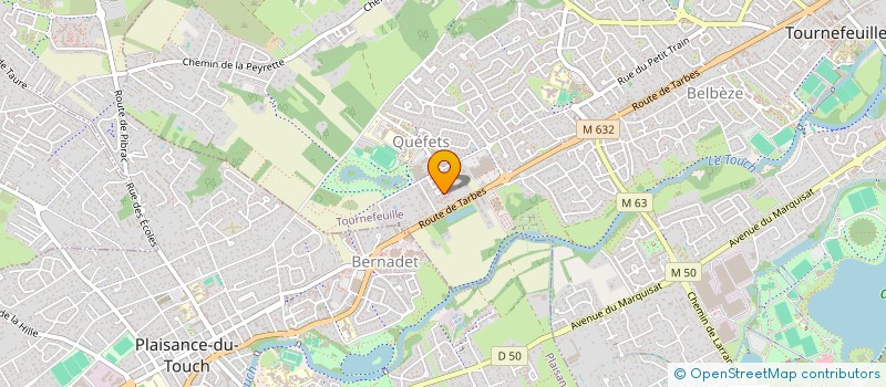 localisation de l'entreprise MONSIEUR TALEL DAMAK  TOURNEFEUILLE