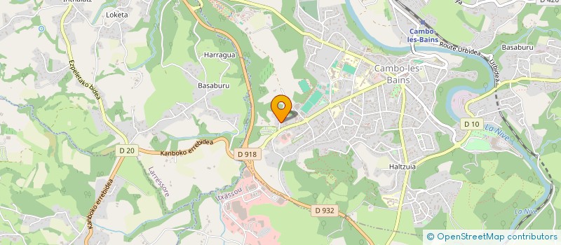 localisation de l'entreprise MONSIEUR TALEL HAMDANI  CAMBO-LES-BAINS