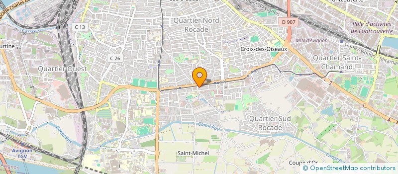 localisation de l'entreprise MONSIEUR TALHA HALICIOGLU  AVIGNON