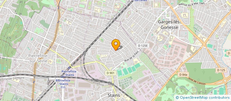 localisation de l'entreprise MONSIEUR TALHA WARRAICH  STAINS