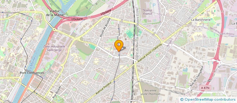 localisation de l'entreprise MONSIEUR TALHAT ALMOHAMAD à ANGERS