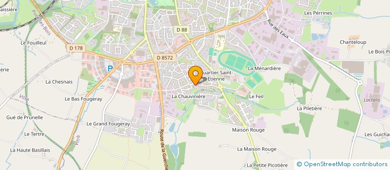 localisation de l'entreprise MONSIEUR TALIBE BOUNE à VITRE
