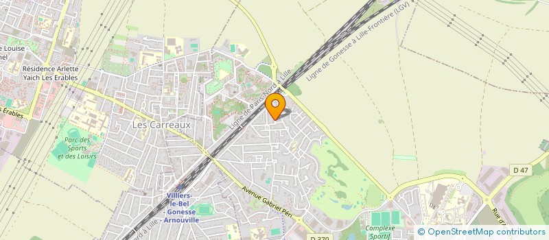 localisation de l'entreprise MONSIEUR TALIBE CAMARA  GONESSE