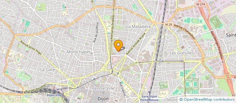localisation de l'entreprise MONSIEUR TALIBJAN ZADRAN à DIJON