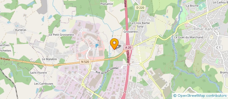 localisation de l'entreprise MONSIEUR TALIP AKSU à LIMOGES