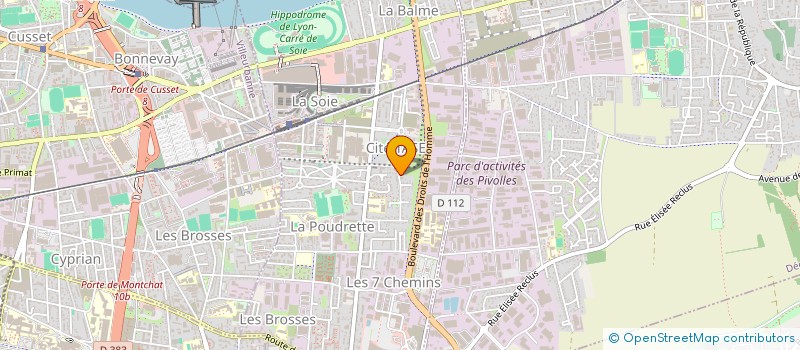 localisation de l'entreprise MONSIEUR TALIP BIRI  VAULX-EN-VELIN