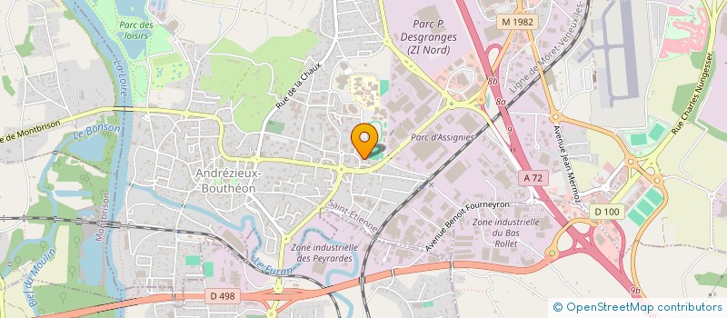 localisation de l'entreprise MONSIEUR TALIP INCIRLI à ANDREZIEUX-BOUTHEON
