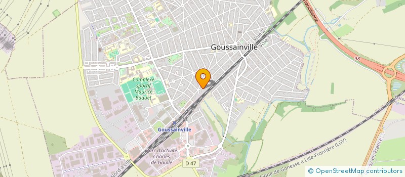 localisation de l'entreprise MONSIEUR TALIP SARI  GOUSSAINVILLE