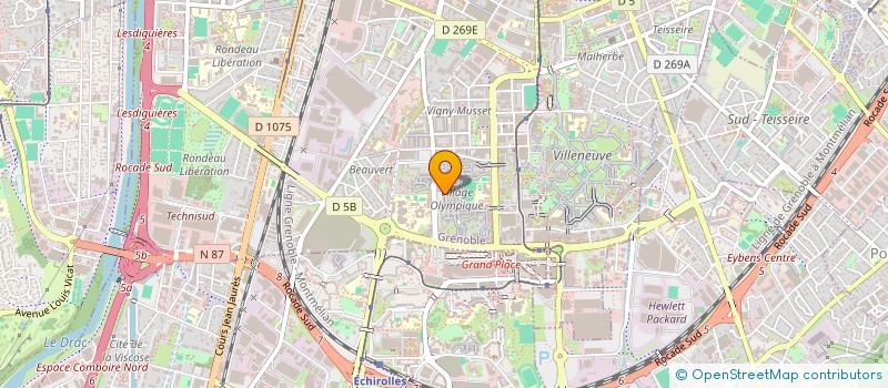 localisation de l'entreprise MONSIEUR TALIP YILDIZ  GRENOBLE