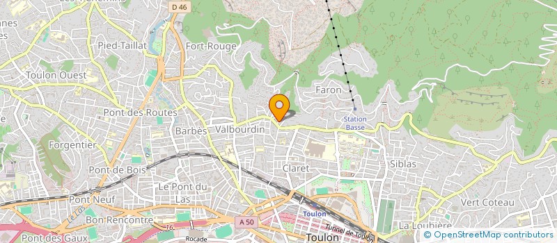 localisation de l'entreprise MONSIEUR TALLA NGAMB  TOULON