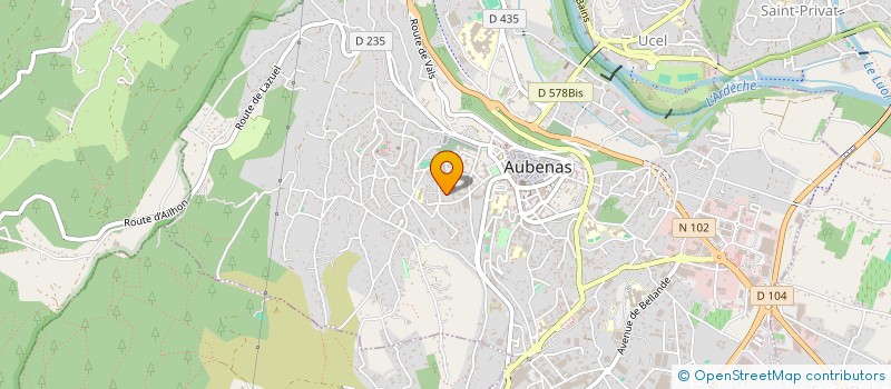 localisation de l'entreprise MONSIEUR TALLA SAMB à AUBENAS