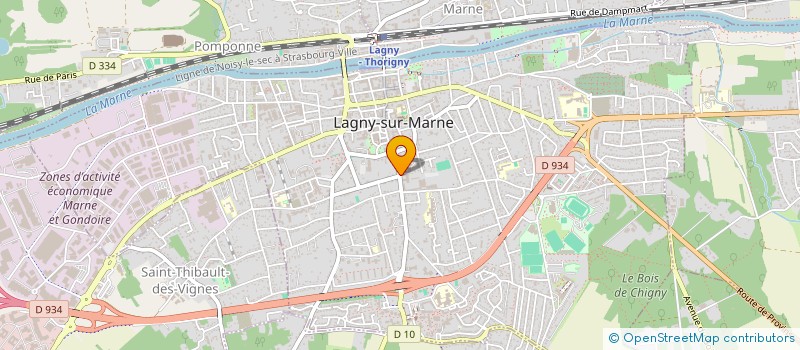 localisation de l'entreprise MONSIEUR TALLA SAMBA  LAGNY-SUR-MARNE