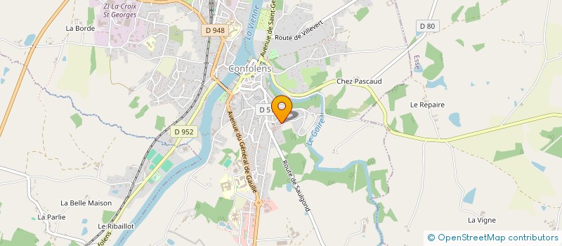 localisation de l'entreprise MONSIEUR TAMASHKHAN AHMADZAI  CONFOLENS